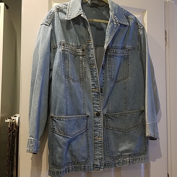 Liz Claiborne Jackets & Blazers - Lizwear oversized denim jacket